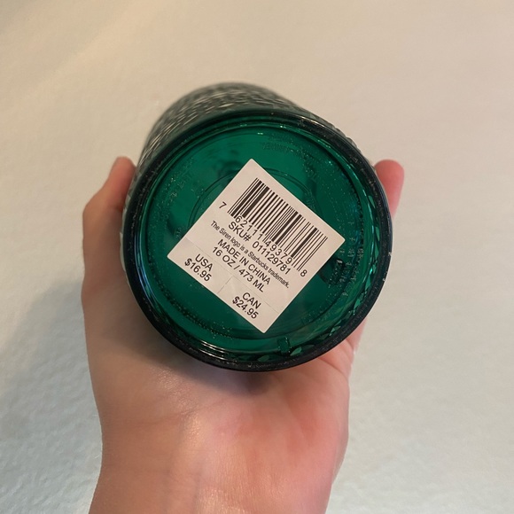 NWT Green Jeweled Grande Starbucks Tumbler - Picture 3 of 3